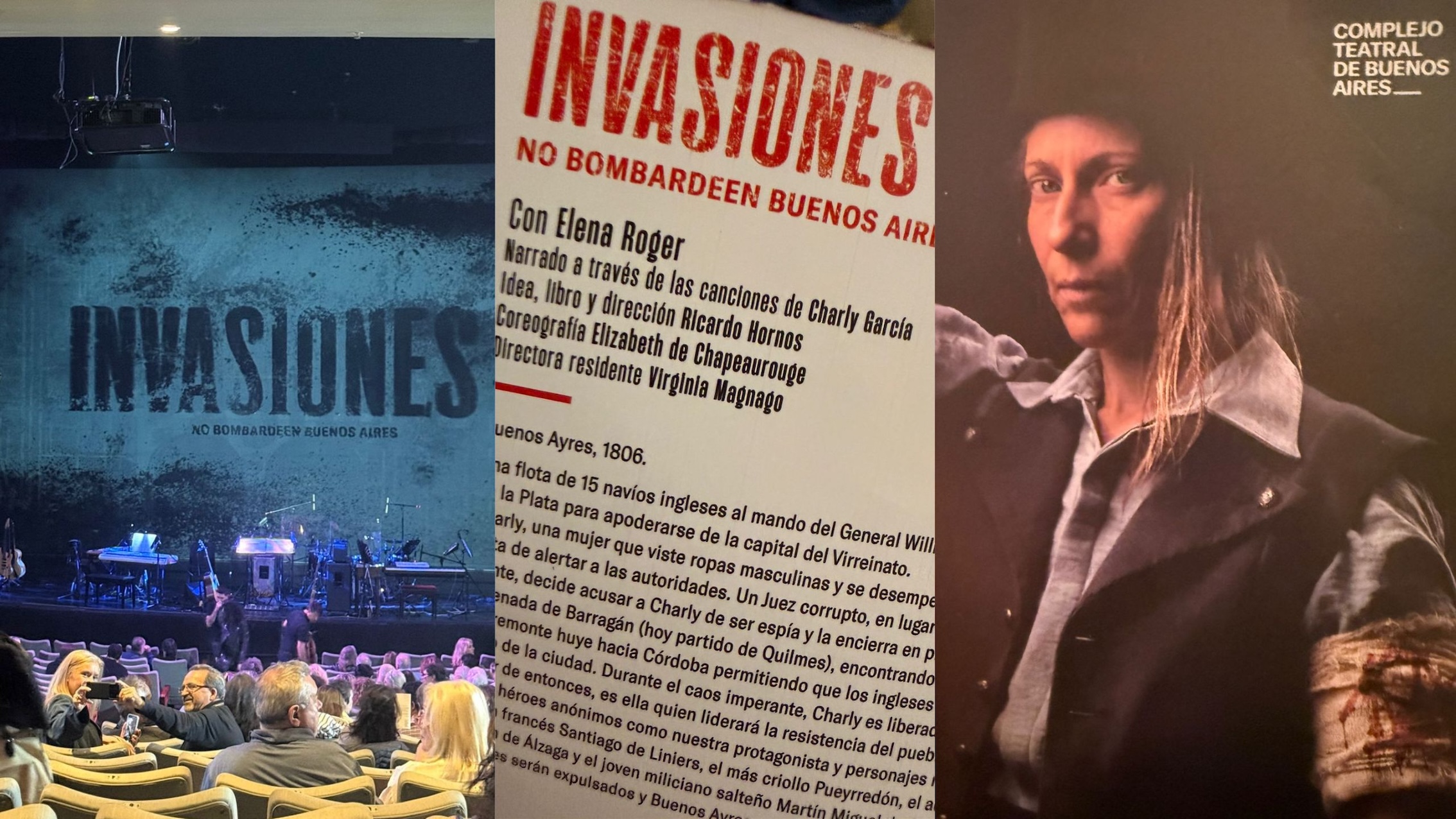 «Invasiones I: No bombardeen Buenos Aires», Elena Roger y Charly García en una Opera Rock monumental