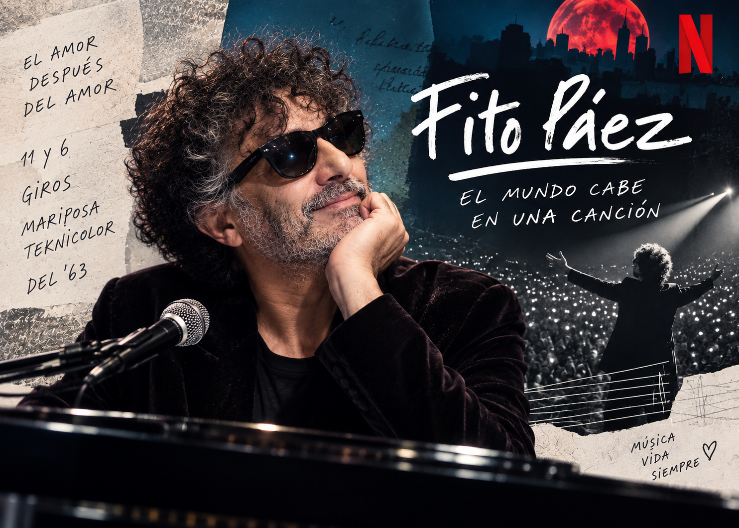 Fito Páez: El mundo cabe en una canción, el documental de Netflix que recorre su vida y su música